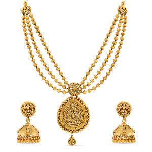 Buy 22 Karat Gold Necklace Set