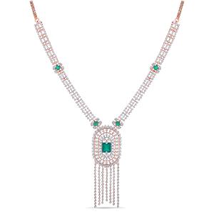 Buy 14 Karat Gold & Diamond Necklace
