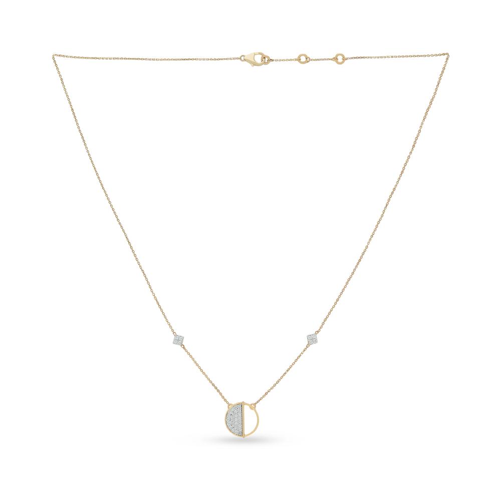 Buy 14 Karat Gold & Diamond Necklace