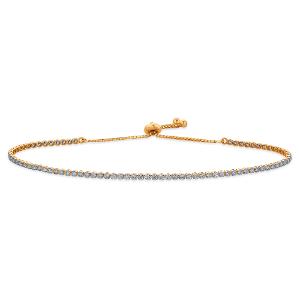 Buy 18 Karat Gold & Diamond Bracelet
