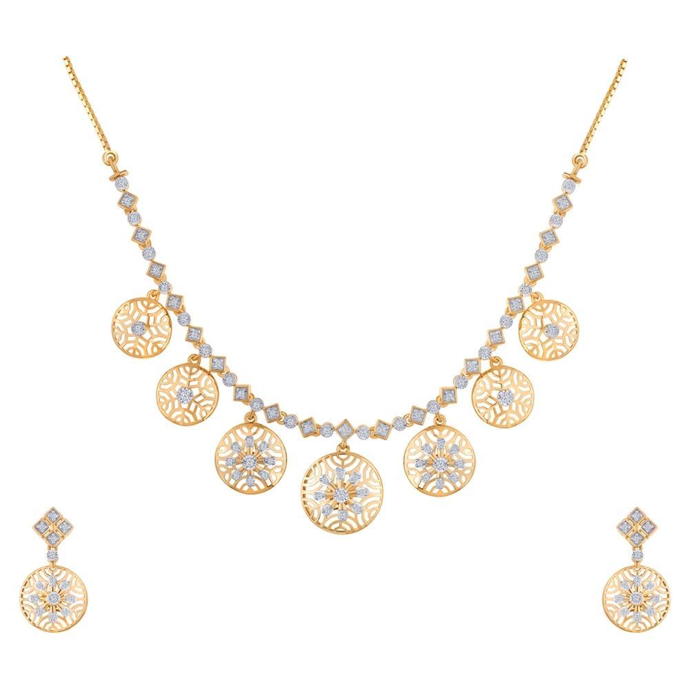 Buy Guilloché Disc Gold Neckwear Set