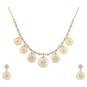 Buy Guilloché Disc Gold Neckwear Set