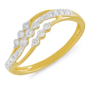 Buy 14 Karat Gold & Diamond Ring