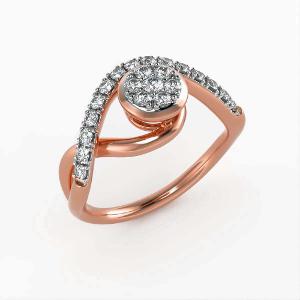 Buy 14 Karat Gold & Diamond Ring