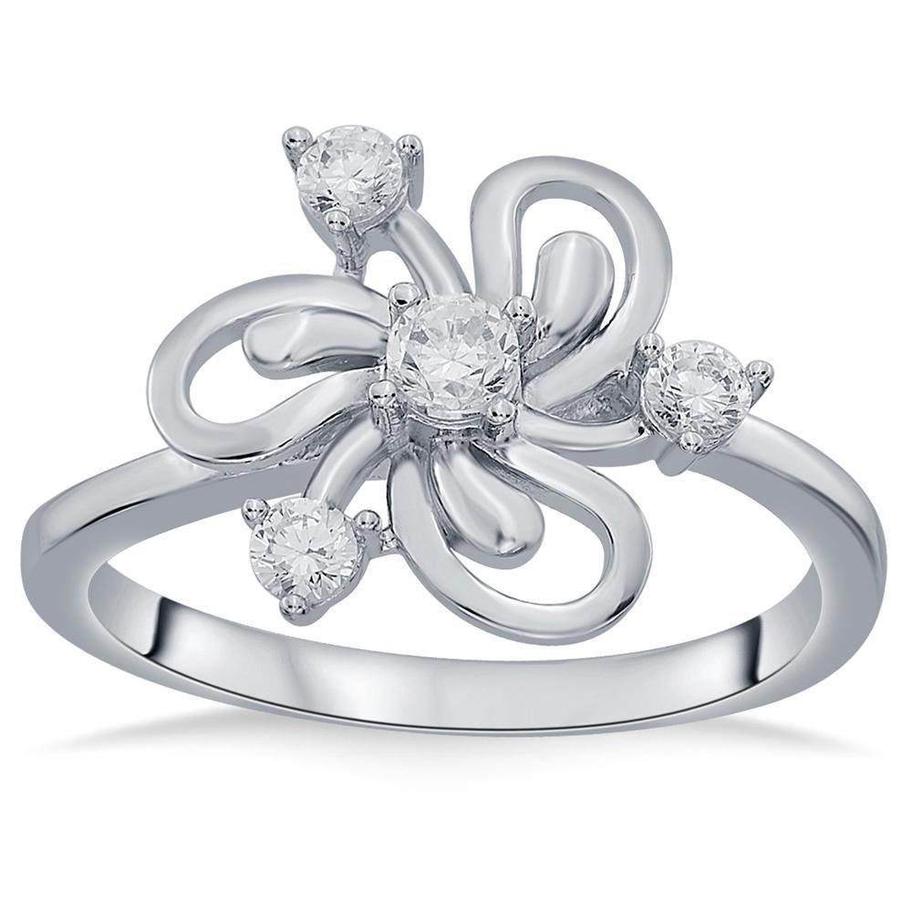 Buy Blossom Breeze Silver Ring
