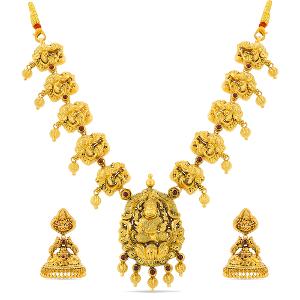 Buy 22 Karat Gold Necklace Set