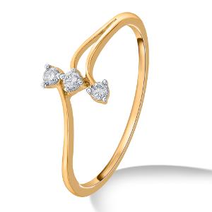 Buy 14 Karat Gold & Diamond Ring