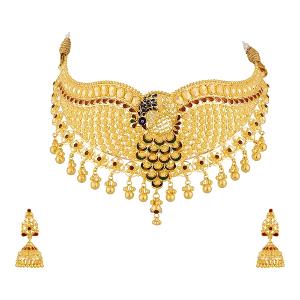 Buy 22 Karat Gold Necklace Set