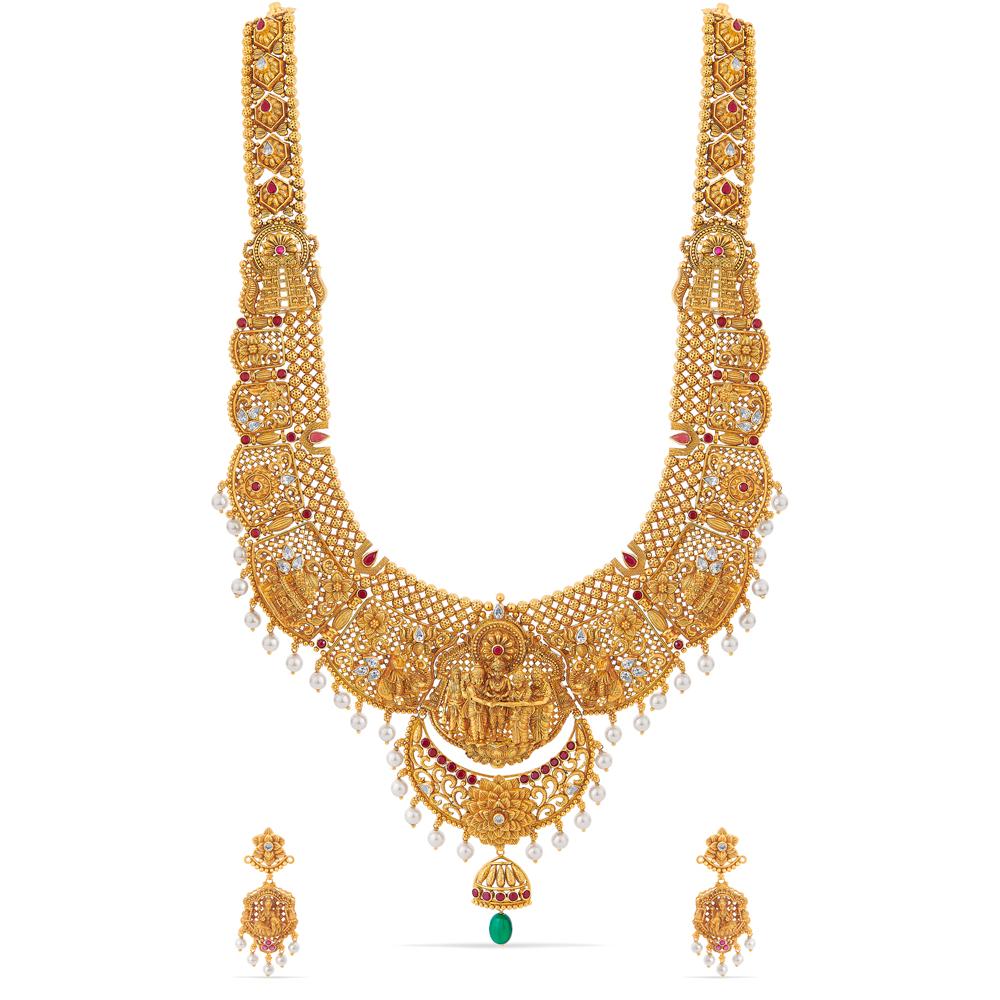 Buy 22 Karat Gold Necklace Set
