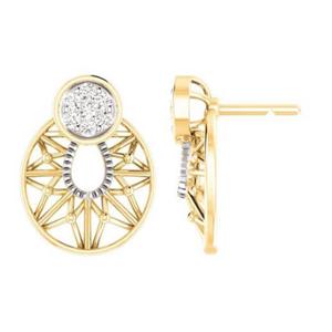 Buy 14 Karat Gold & Diamond Earrings