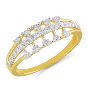 Buy 14 Karat Gold & Diamond Ring