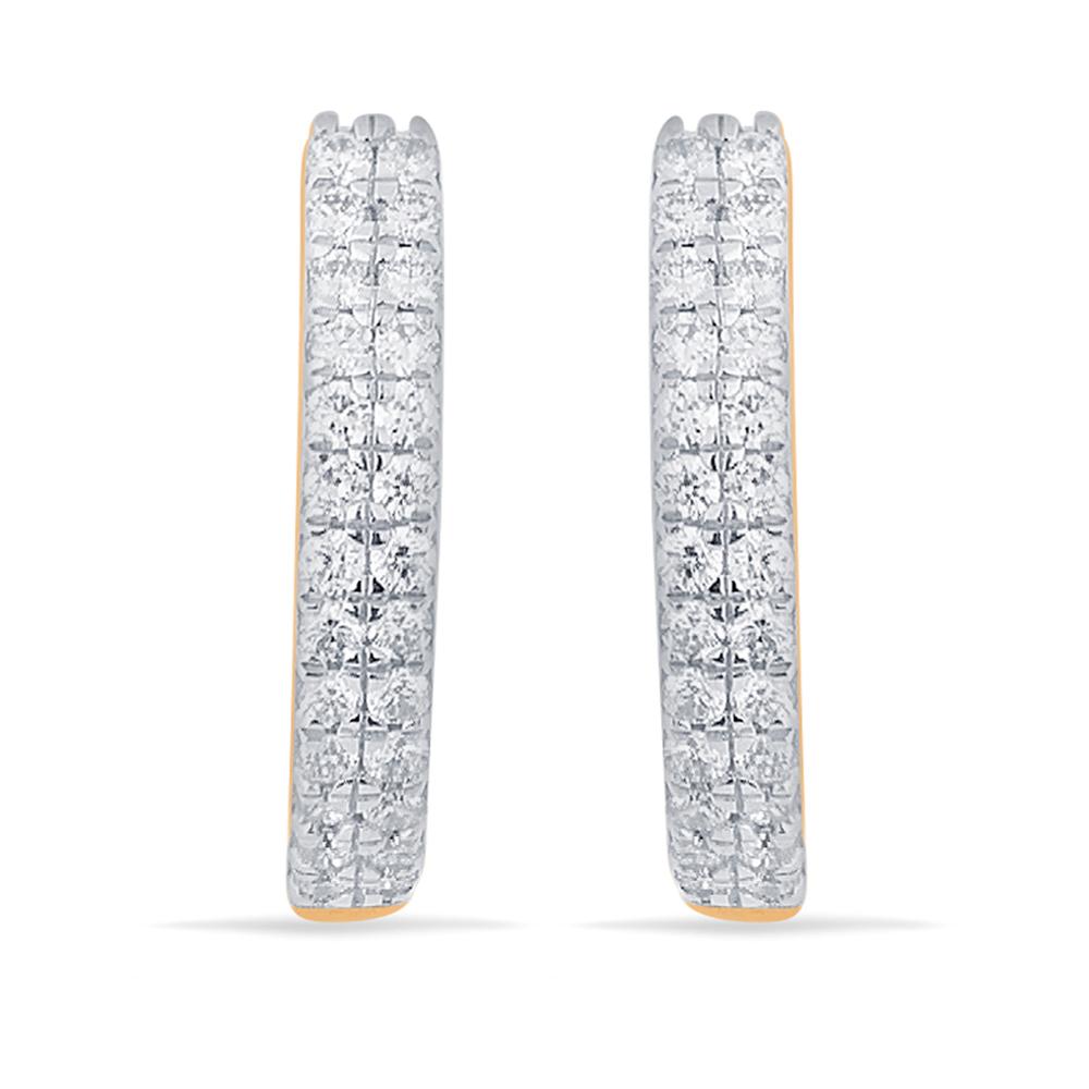 Buy 18 Karat Gold & Diamond Earrings