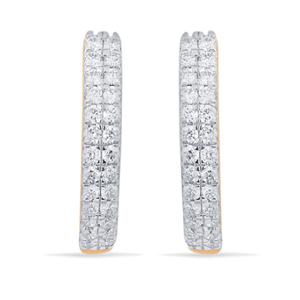 Buy 18 Karat Gold & Diamond Earrings