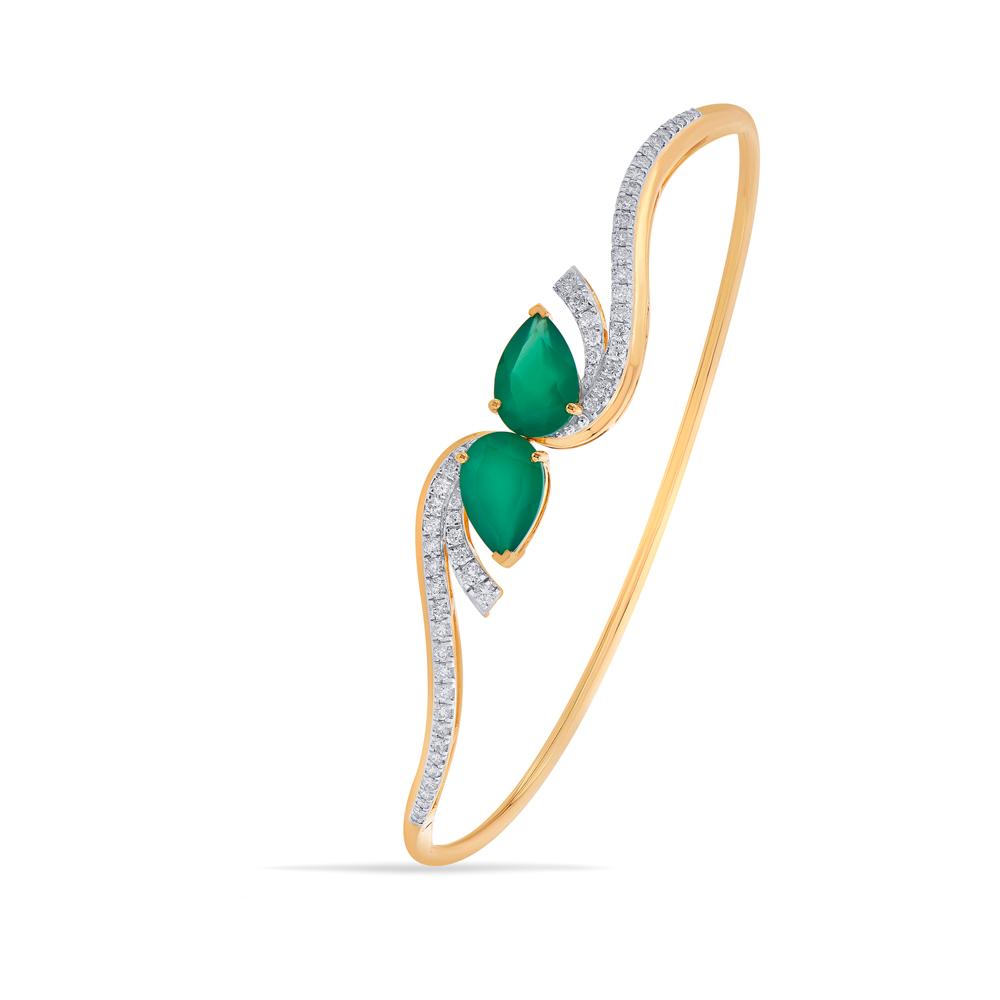 Buy 18 Karat Gold & Diamond Bracelet