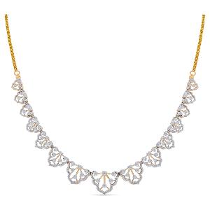 Buy 14 Karat Gold & Diamond Necklace
