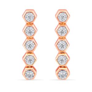 Buy 14 Karat Gold & Diamond Earrings