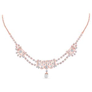 Buy 14 Karat Gold & Diamond Necklace