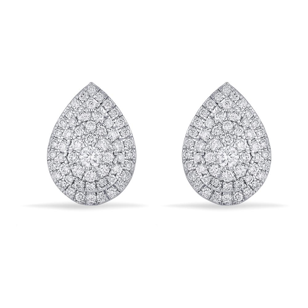 Buy 18 Karat Gold & Diamond Earrings