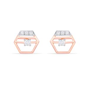 Buy 14 Karat Gold & Diamond Earrings