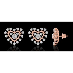 Buy 18 Karat Gold & Diamond Earrings