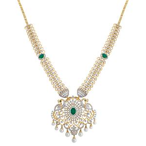 Buy 18 Karat Gold & Diamond Necklace