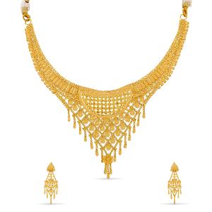Buy 22 Karat Gold Necklace Set