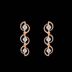 Buy 14 Karat Gold & Diamond Earrings