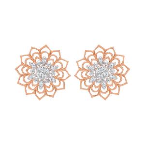 Buy 18 Karat Gold & Diamond Earrings