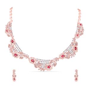 Buy 18 Karat Gold & Diamond Necklace