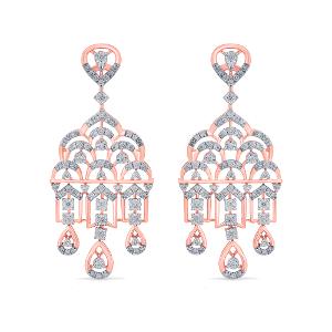Buy 14 Karat Gold & Diamond Earrings