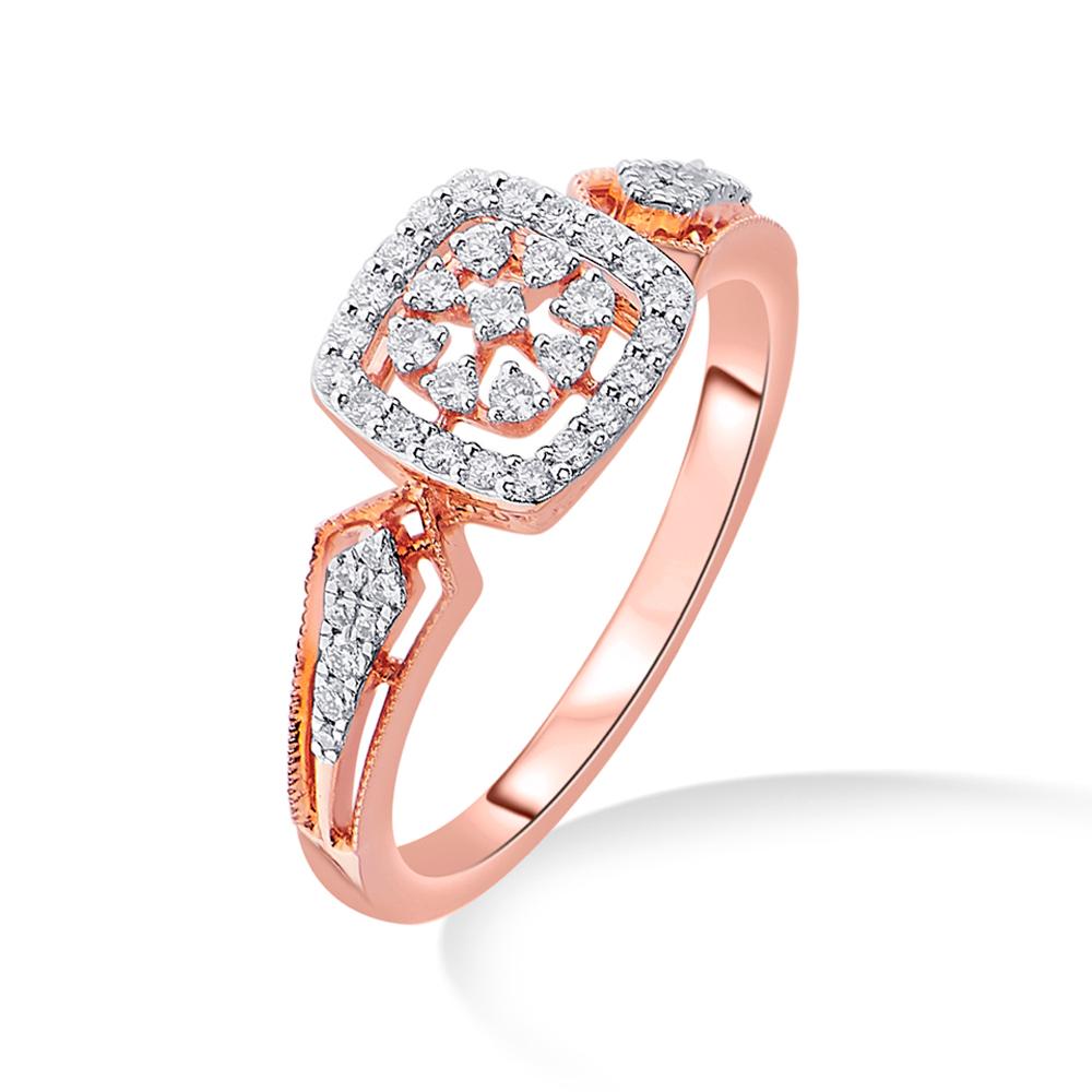 Buy 14 Karat Gold & Diamond Ring