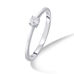 Buy 14 Karat Gold & Diamond Ring