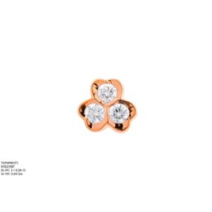 Buy 22 Karat Gold & Diamond Nose Pin