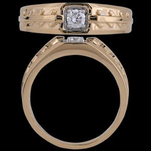 Buy 14 Karat Gold & Diamond Ring