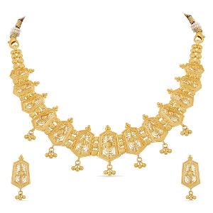 Buy 22 Karat Gold Necklace Set