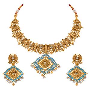 Buy 22 Karat Gold Necklace Set