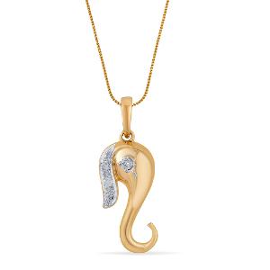 Buy 18 Karat Gold & Diamond Pendant