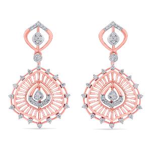 Buy 14 Karat Gold & Diamond Earrings
