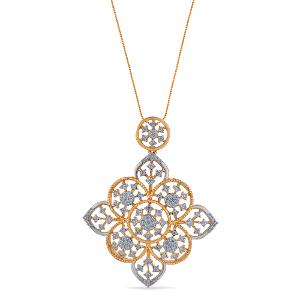 Buy 14 Karat Gold & Diamond Pendant