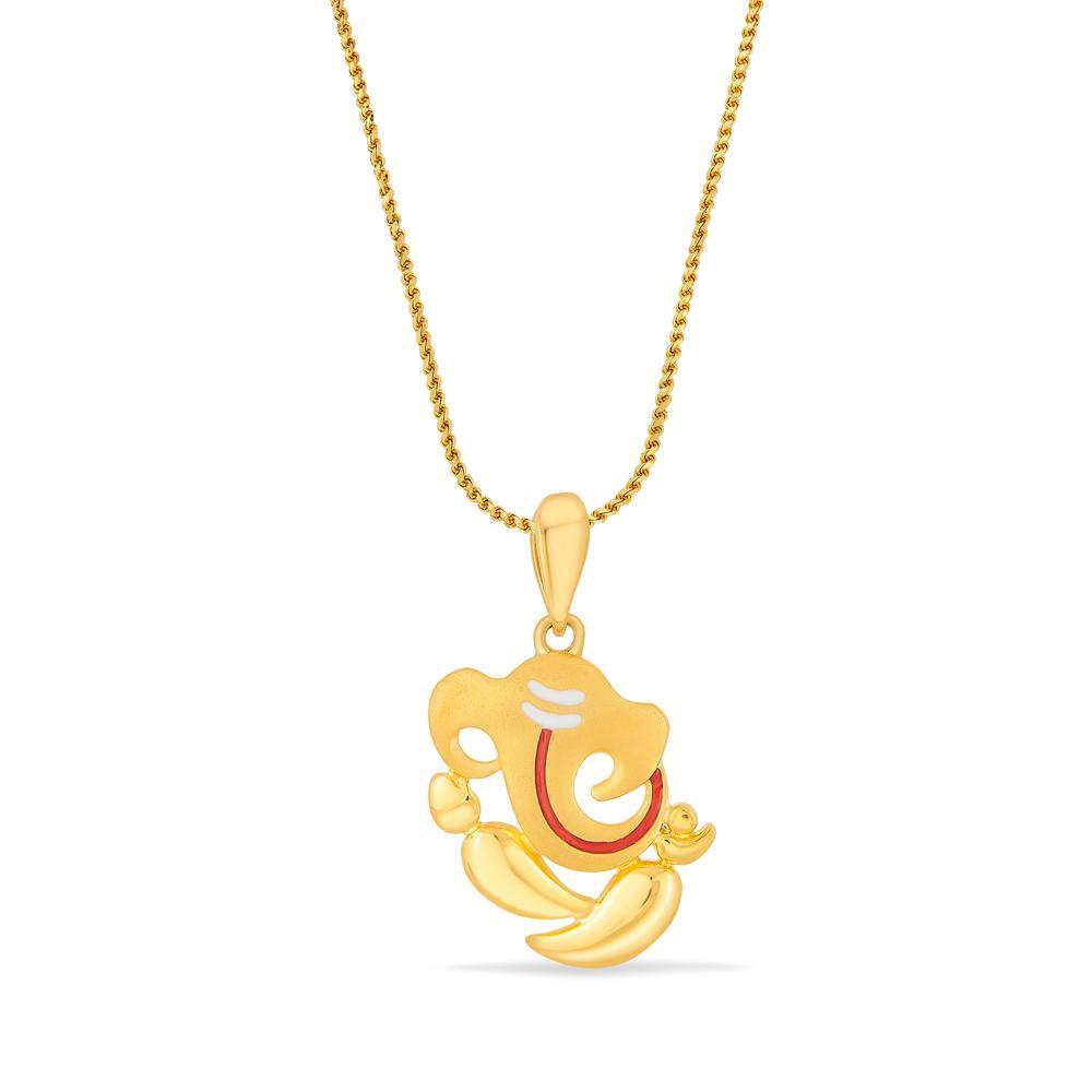 Buy Auspicious Ganesha Gold Pendant