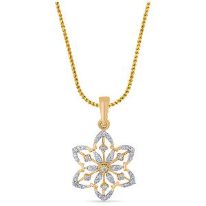 Buy 14 Karat Gold & Diamond Pendant