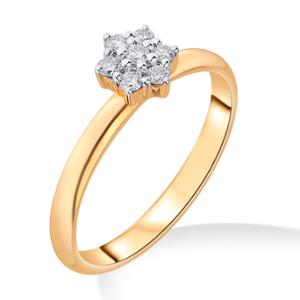 Buy 14 Karat Gold & Diamond Ring