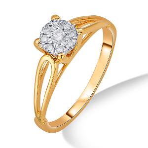 Buy 18 Karat Gold & Diamond Ring