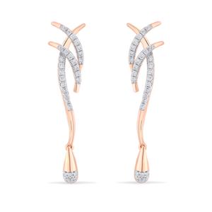 Buy 14 Karat Gold & Diamond Earrings