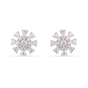 Buy 14 Karat Gold & Diamond Earrings