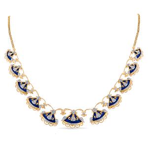 Buy 14 Karat Gold & Diamond Necklace