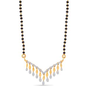 Buy 18 Karat Gold & Diamond Mangalsutra