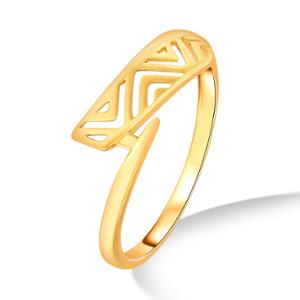 Buy Tribal Pattern Gold Ring