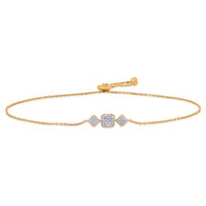 Buy 14 Karat Gold & Diamond Bracelet