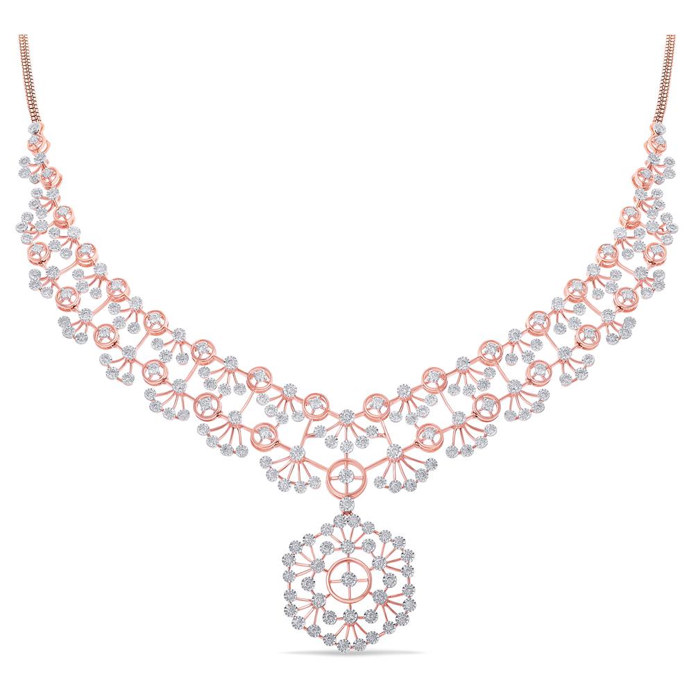 Buy 14 Karat Gold & Diamond Necklace